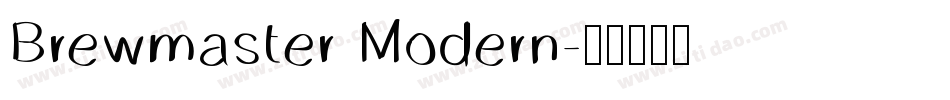 Brewmaster Modern字体转换